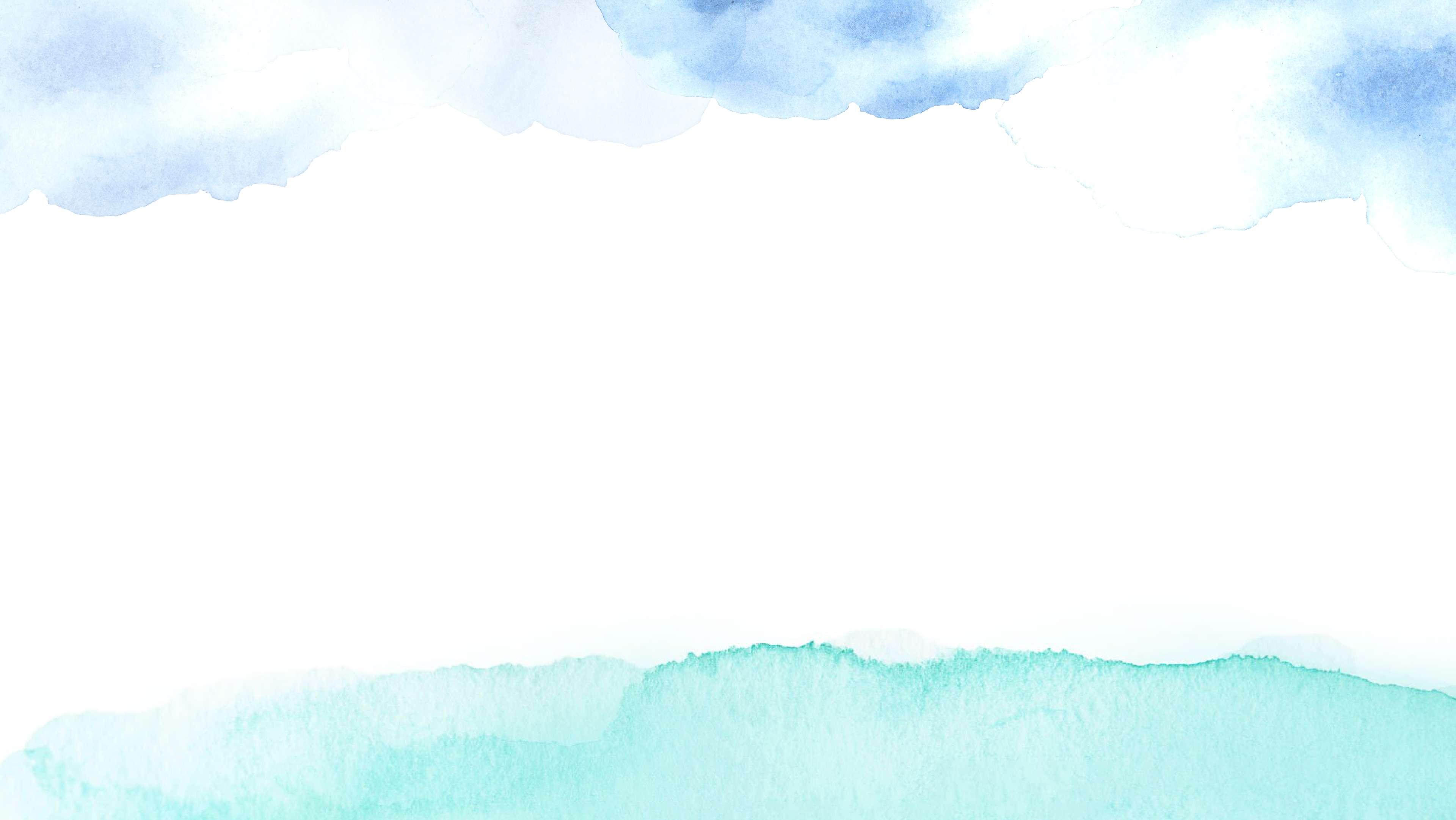 Watercolor illustration of clouds